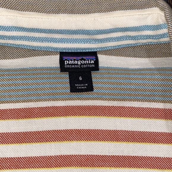 Patagonia striped button up blouse - Picture 3 of 7